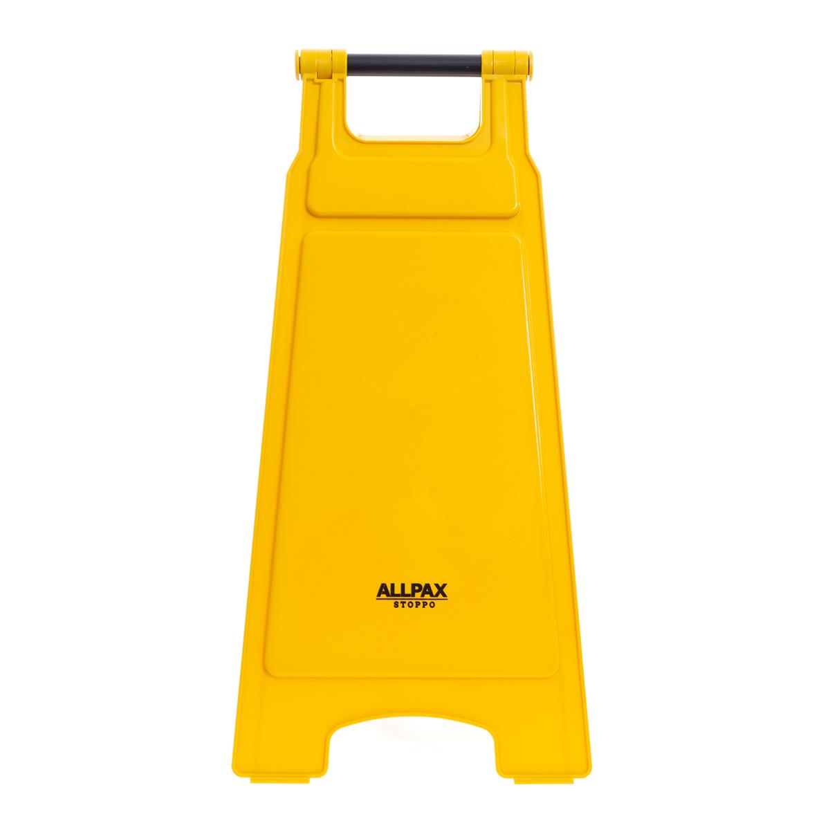 Frontalansicht STOPPO Premium Aufsteller, neutral