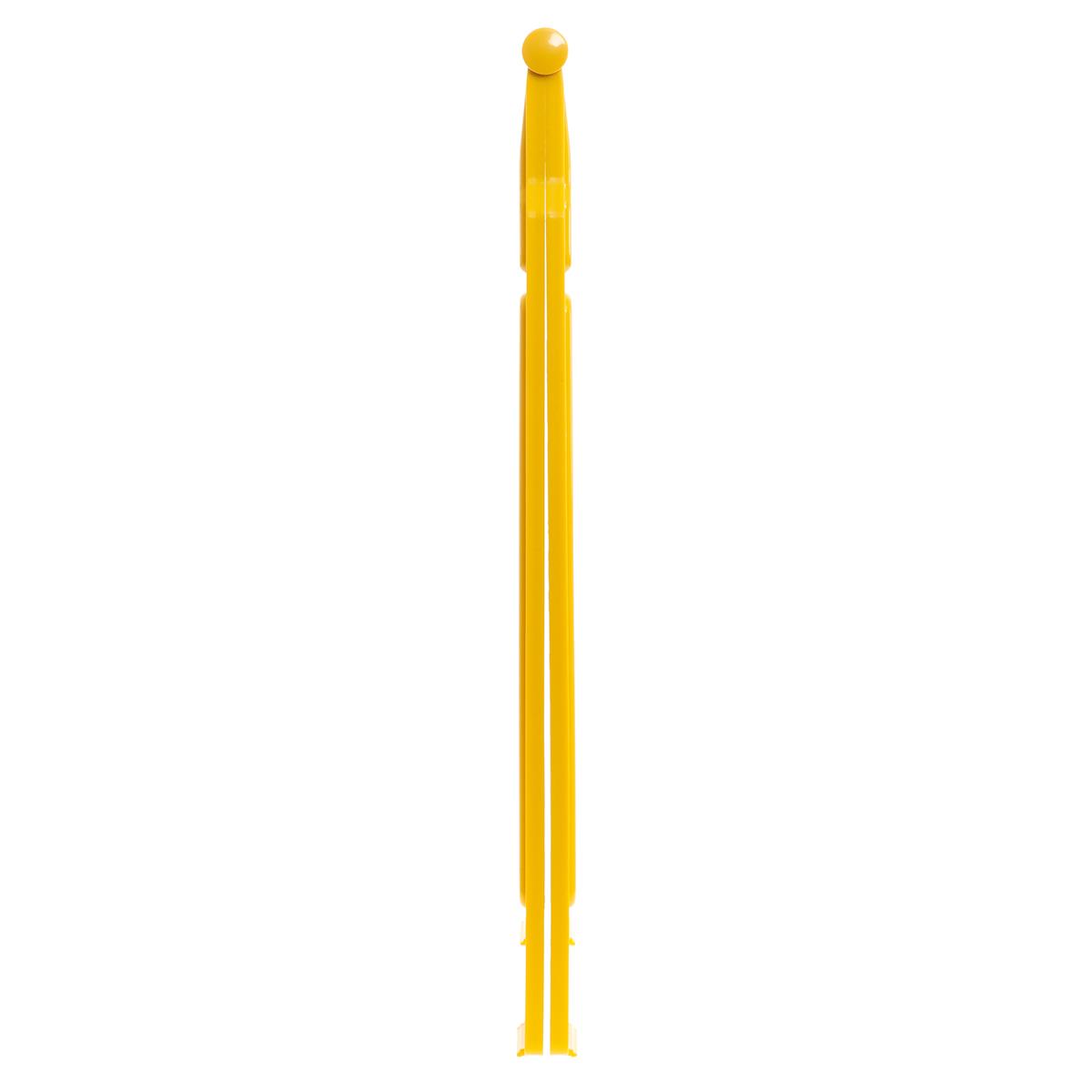 Seitliche Ansicht von STOPPO Premium Aufsteller, neutral, zusammengeklappt