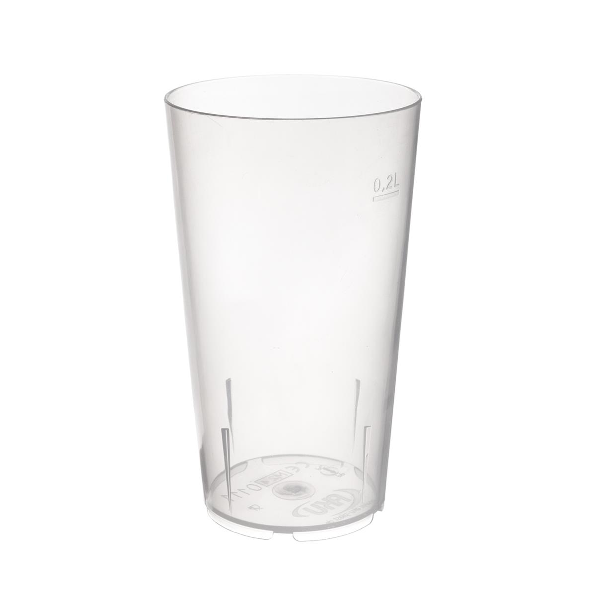 PP-Trinkbecher mit Füll-/Eichstrich 200 ml