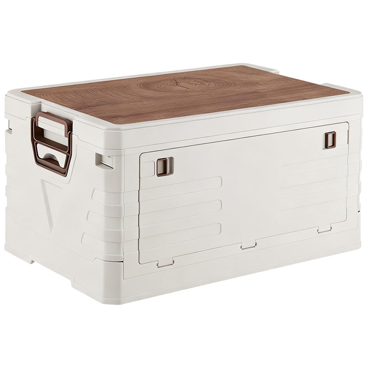 Campingbox faltbar Holzdeckel