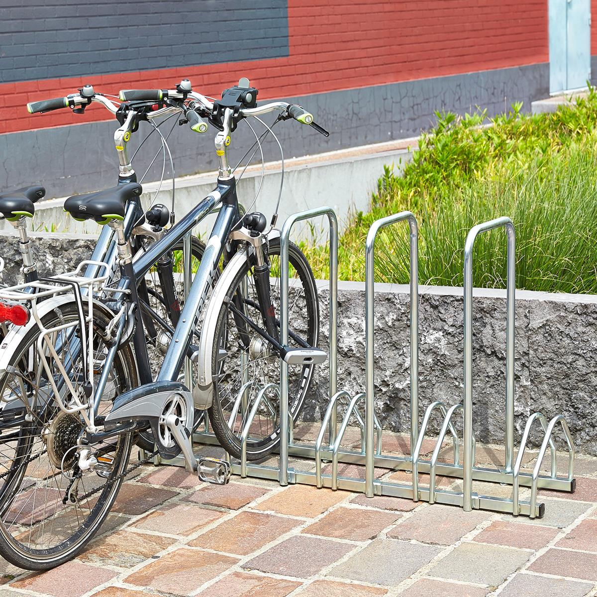 Bügelparker 5er- Fahrradständer 2-seitig