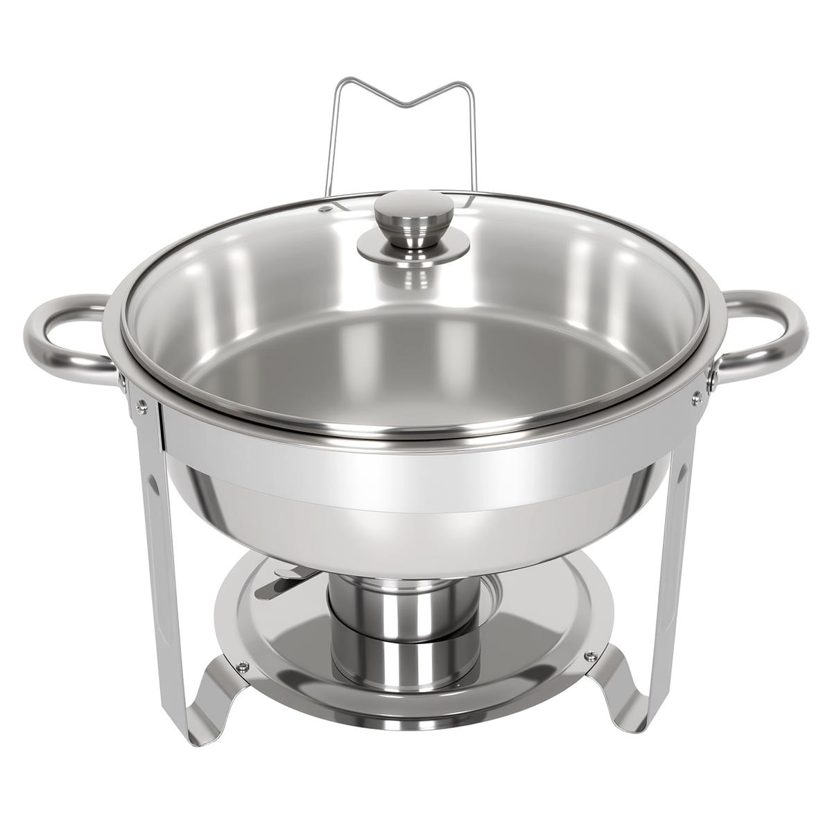 Chafing Dish mit Glasdeckel