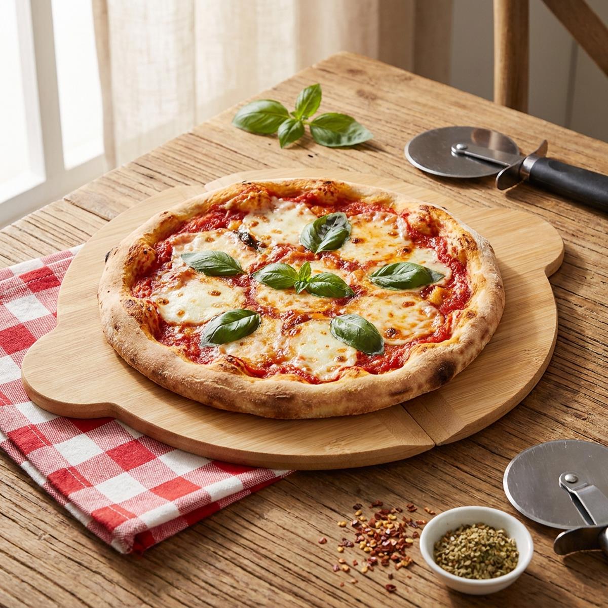 Bambusschaufel für Pizzaofen Nutzung