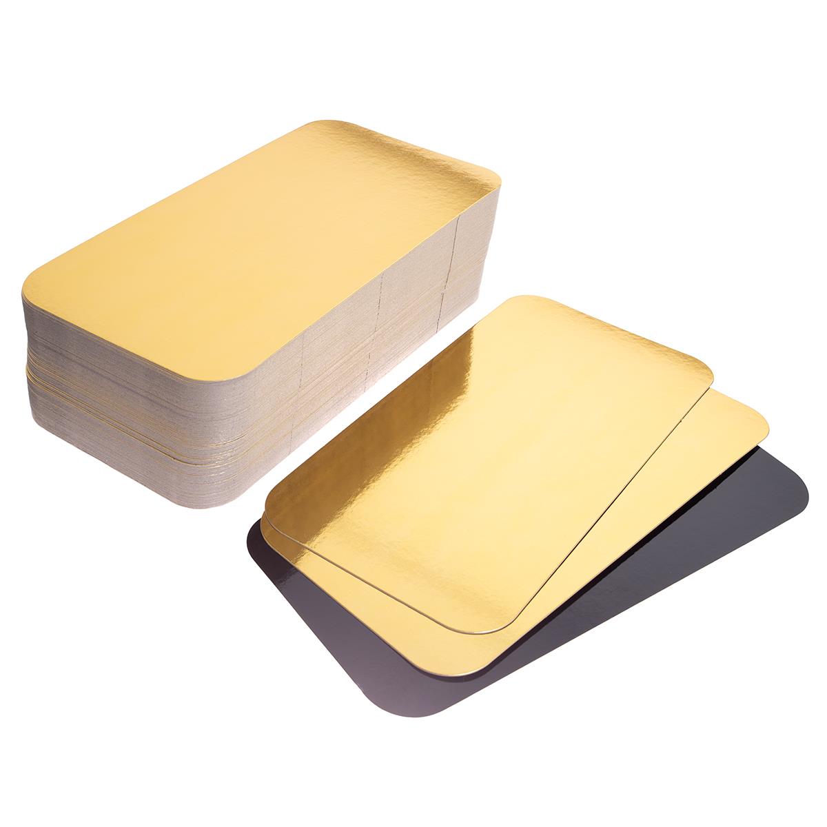 Lachsbretter gold/schwarz 200 x 400 mm – extra dick, 100 Stück