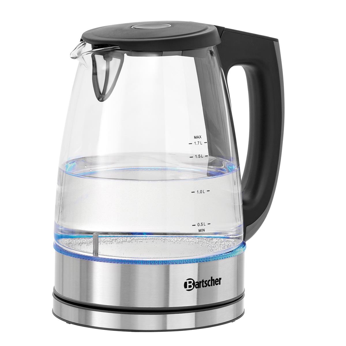 Wasserkocher 1,7LDGL 1,7 Liter 6 Temperaturstufen Glas LED-Beleuchtung 2,2 kW