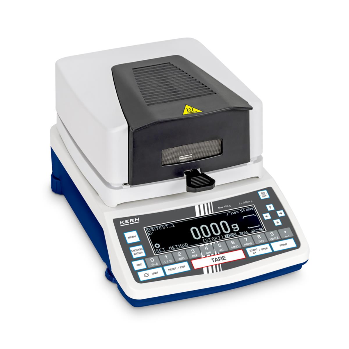 Feuchtebestimmer DIS 100-3 – 120 g / 0,001 g, Halogentrocknung