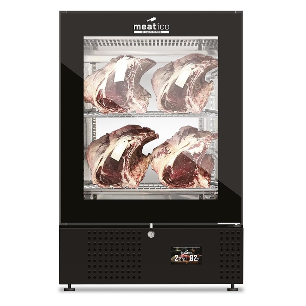Fleischreifeschrank Premium schwarz, 125 l