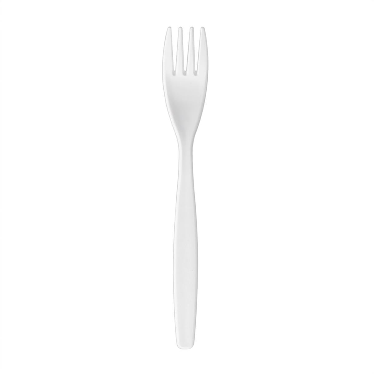 Besteck weiß Gabel