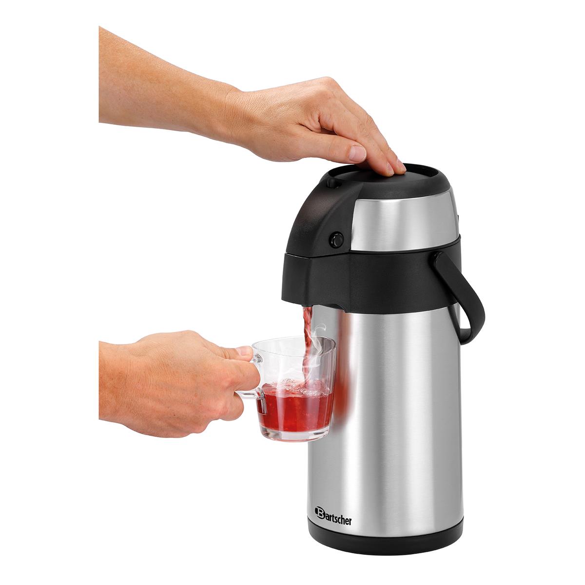 Isolierpumpkanne Muster Nutzung
