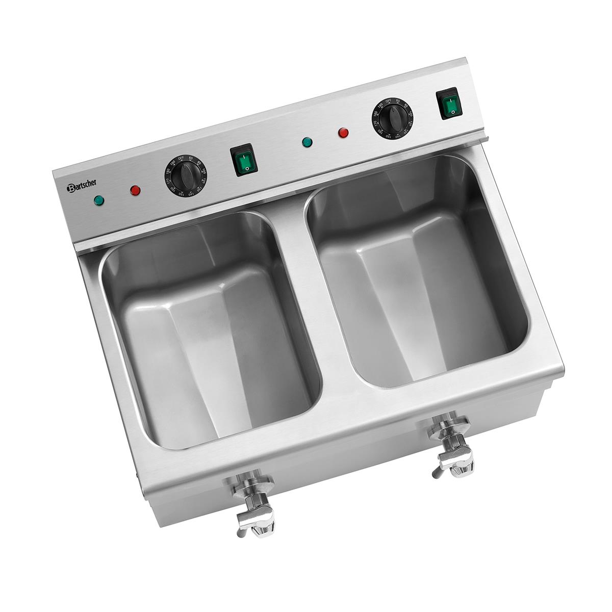 Induktions-Fritteuse 2x8L Plus