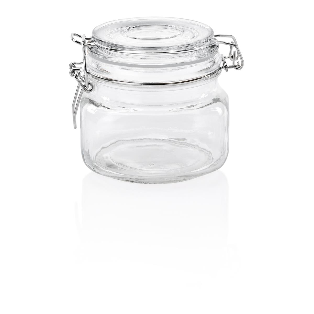 Bügelverschlussglas, eckig