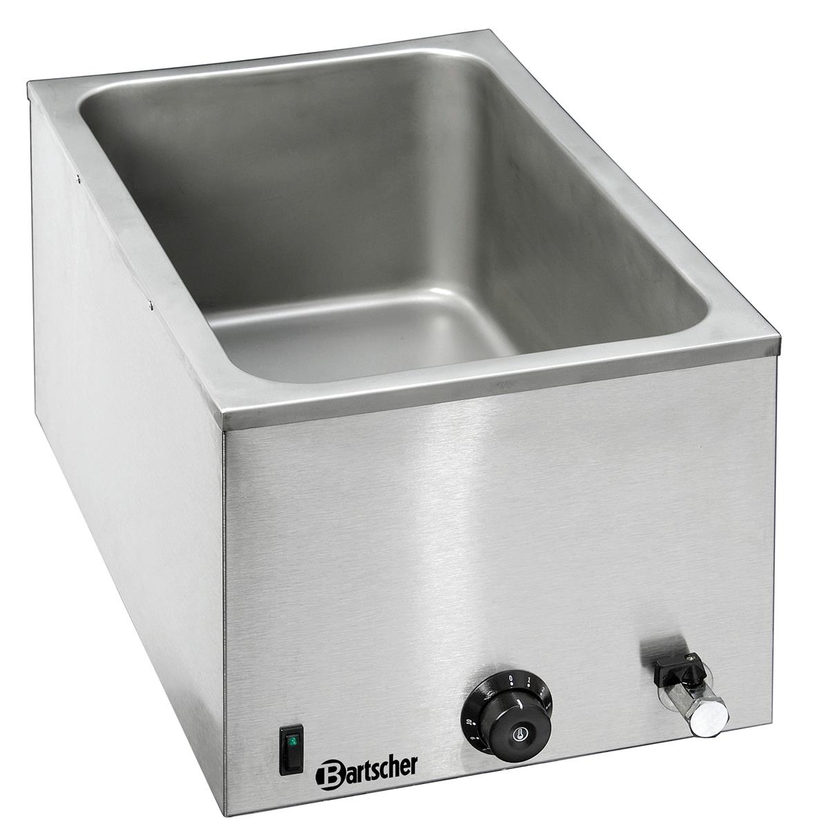 Bain Marie, 1/1GN, 200mm, mit Hahn