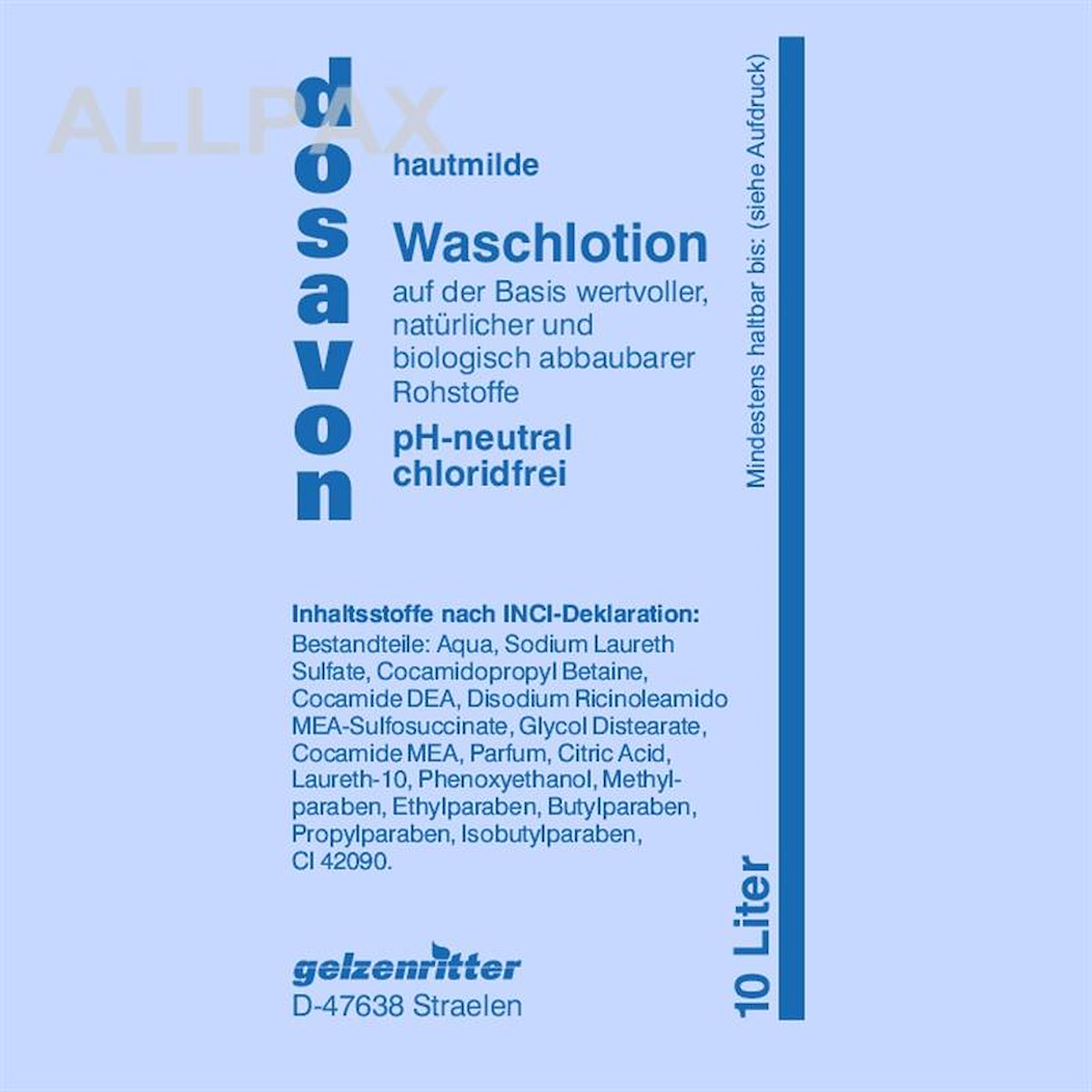 Chlorid-freie Flüssigseife