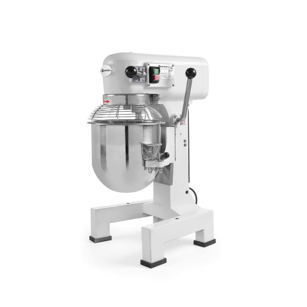 HENDI Planentenrührer 10 Liter inkl. 3 Rühreinsätze 3 Geschwindigkeiten Professionel Kitchen Line, Planetenrührmaschine Planetenrührwerk