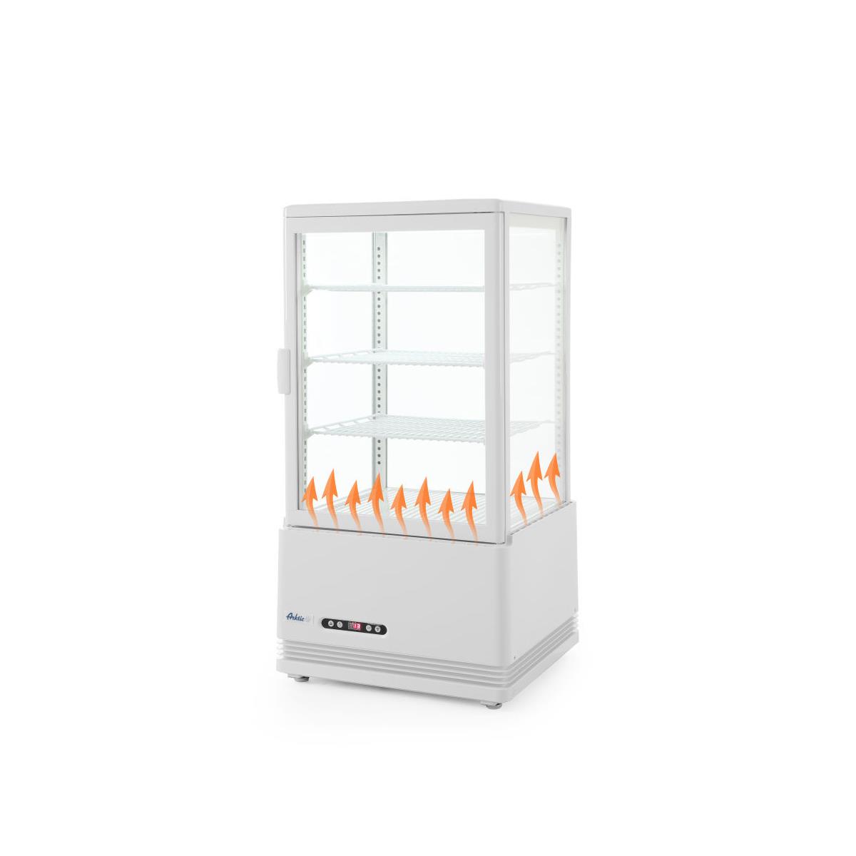 Heni Kuchenvitrine 98 Liter schwarz