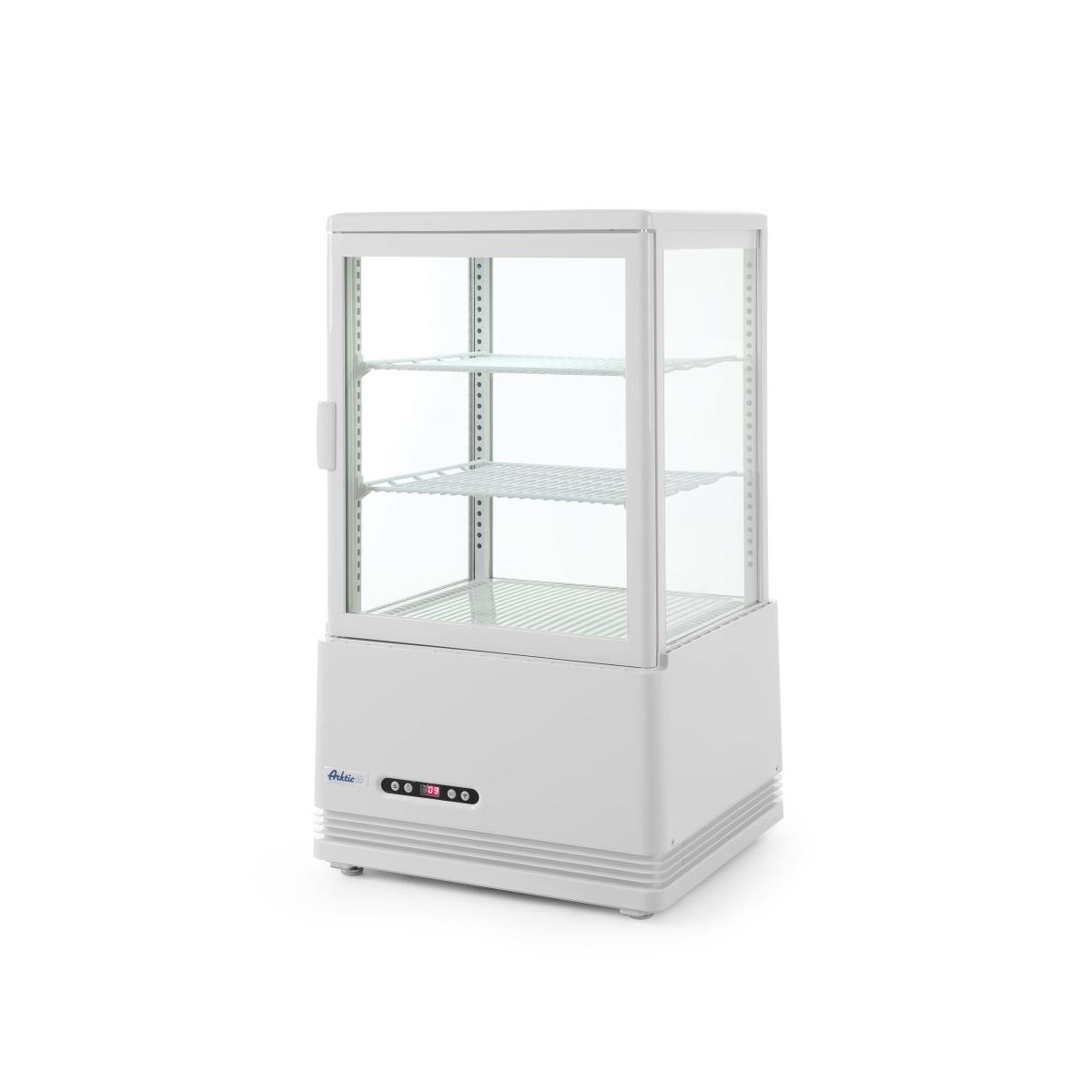 Hendi Kuchenvitrine 58 Liter weiß
