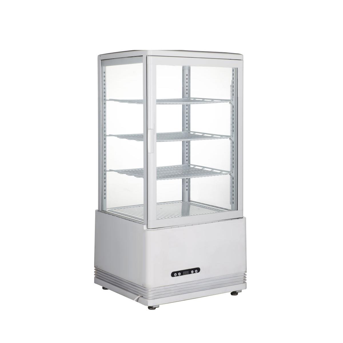Hendi Kuchenvitrine 68 Liter weiß