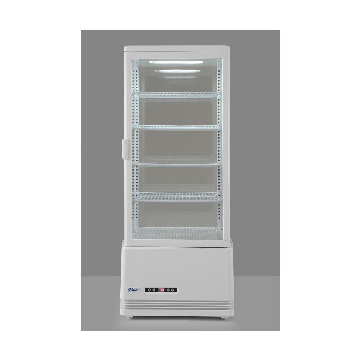 Hendi Kuchenvitrine 98 Liter weiß