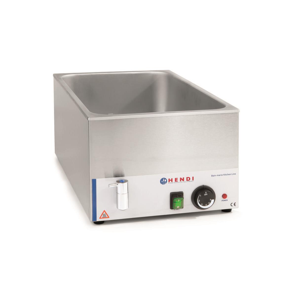 Hendi Bain Marie GN 1/1 mit Ablasshahn