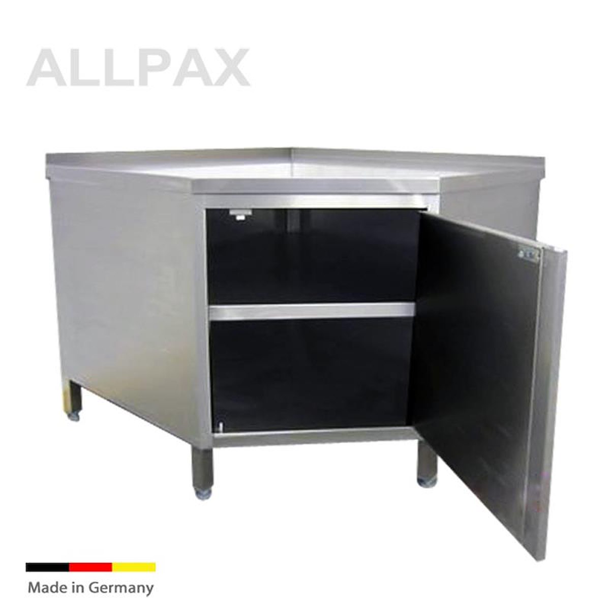 Eckschrank geöffnet