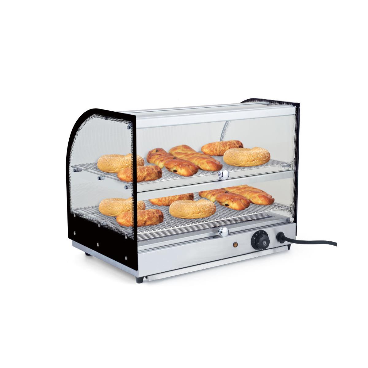 Hendi Warmhaltevitrine GN 1/1, doppelt