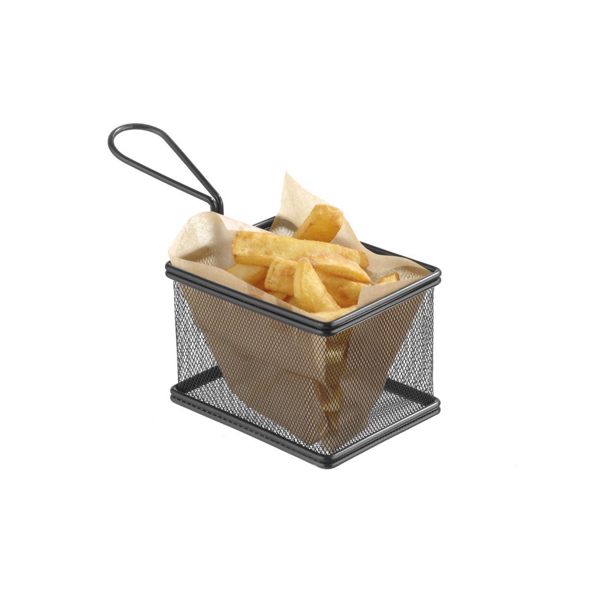 Hendi Mini Frittierkorb schwarz