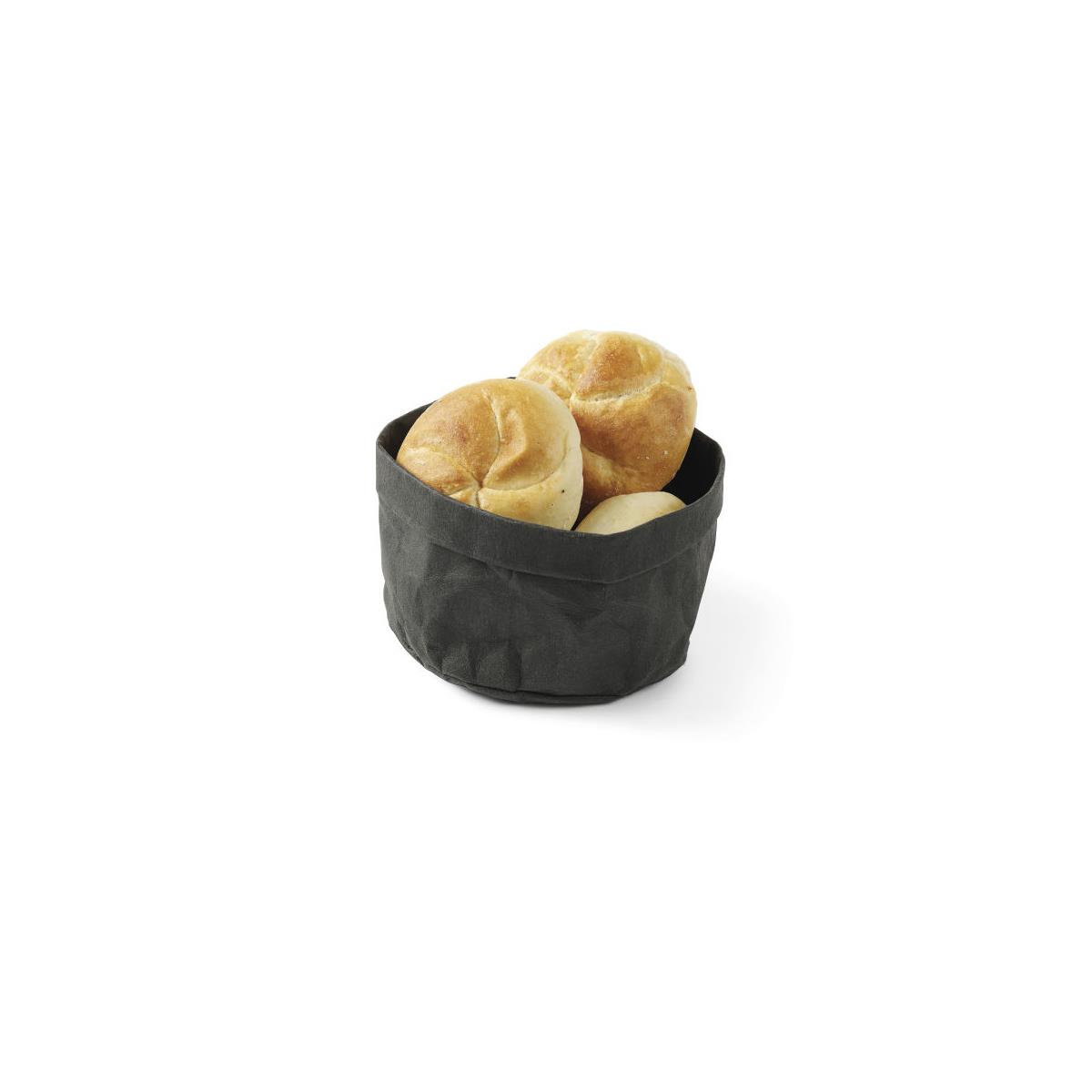 Brottasche Papier, schwarz