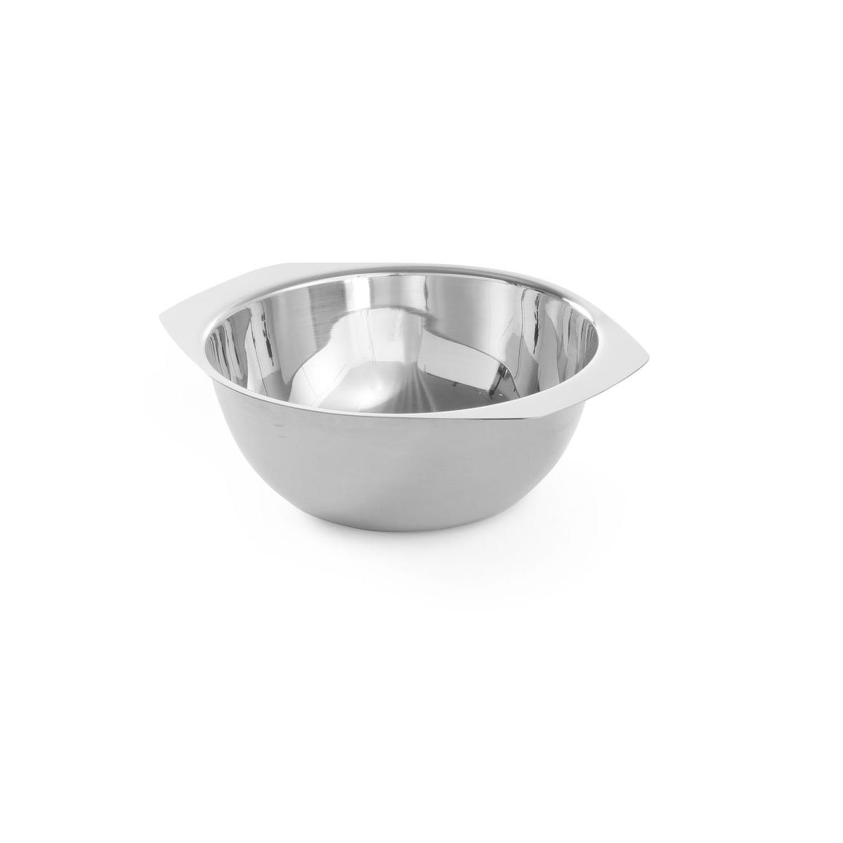 HENDI Rührschüssel ø 12 x 5 cm 0,35 l Edelstahl spülmaschinengeeignet, Schüssel mit Griffen