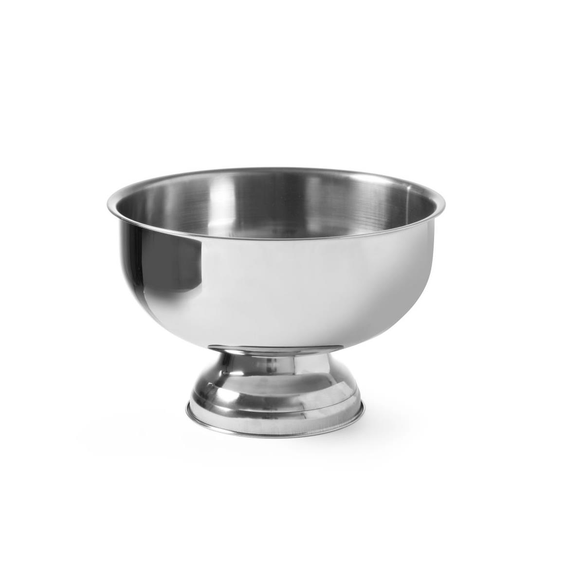 HENDI Champagnerkühler 9,5 Liter ø 35 x 23 cm Edelstahl Eiskübel, Gastro Flaschenkühler