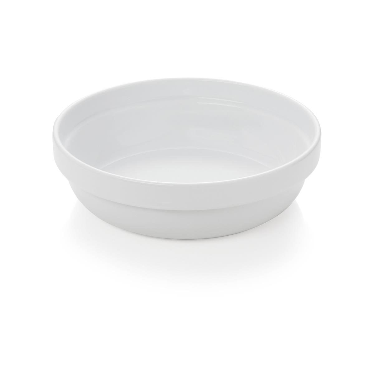 Schale aus Porzellan, rund, 1 l, Ø 19,3 cm, weiß, Serie Hamburg System, 6 Stück