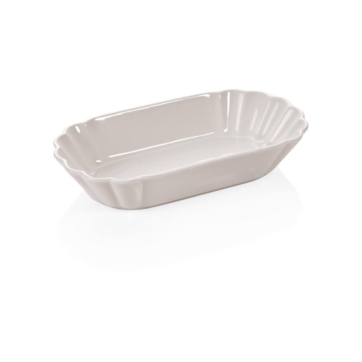Pommesschale Porzellan SET 24,5 x 12,5 cm weiß spülmaschinenfest 6 Stück
