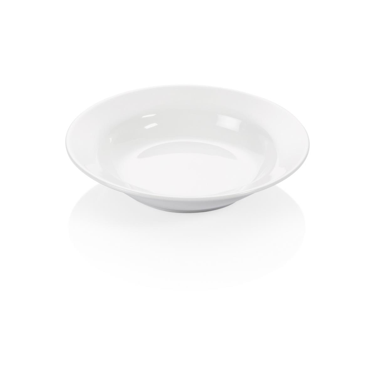Teller tief Porzellan 22 cm rund, 6er Set