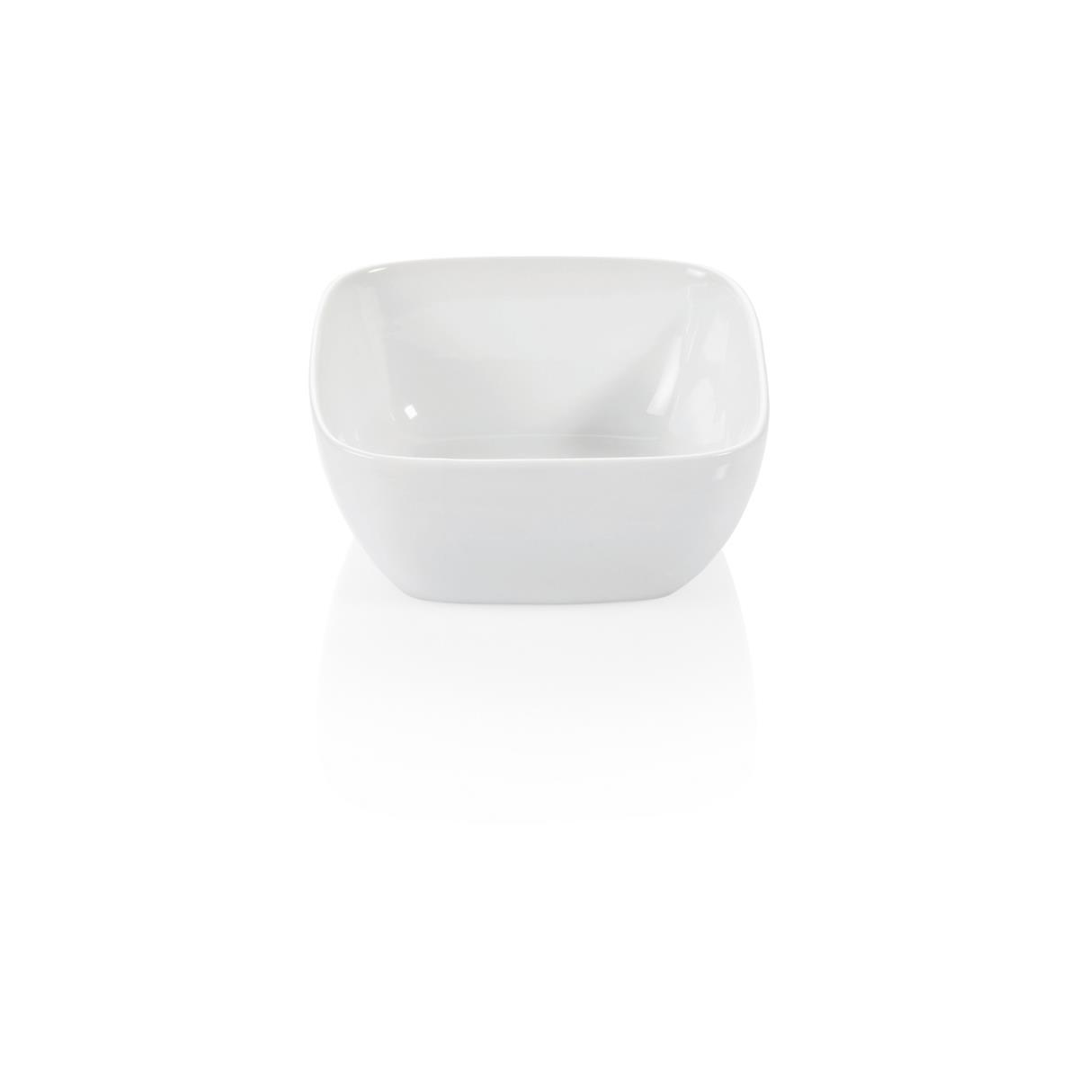 Porzellan Schale 15 x 15 cm 750 ml quadratisch, 6er Set