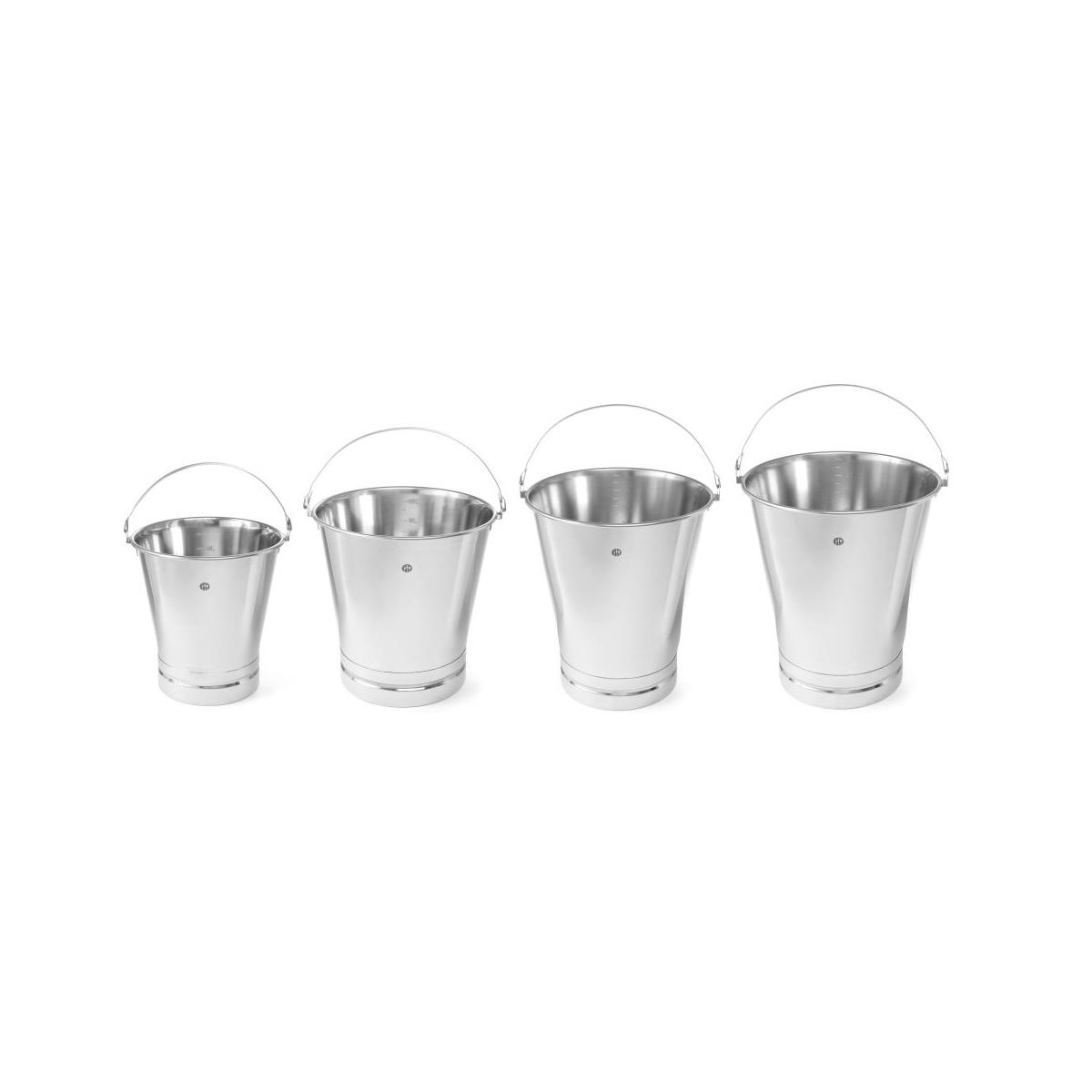 Hendi Edelstahl Eimer 12 l