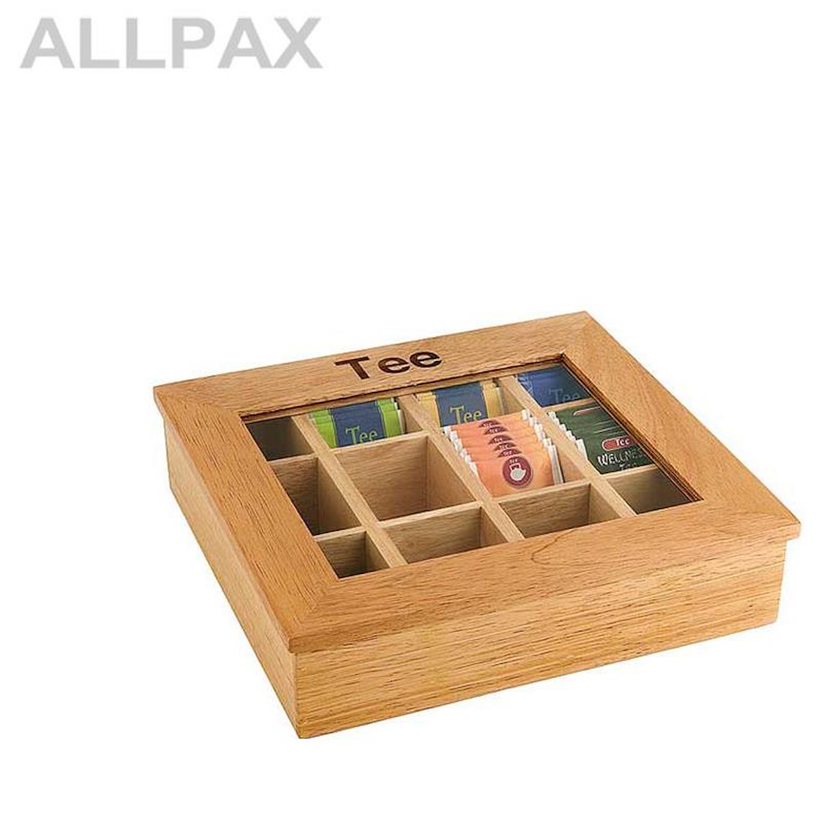 Teebox 31 x 28 cm, Höhe 9 cm