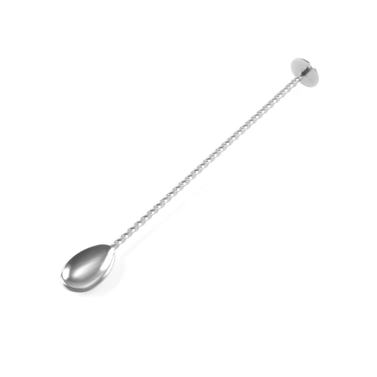 HENDI Cocktail Löffel 3 x 3 x 26 cm Edelstahl, Barlöffel