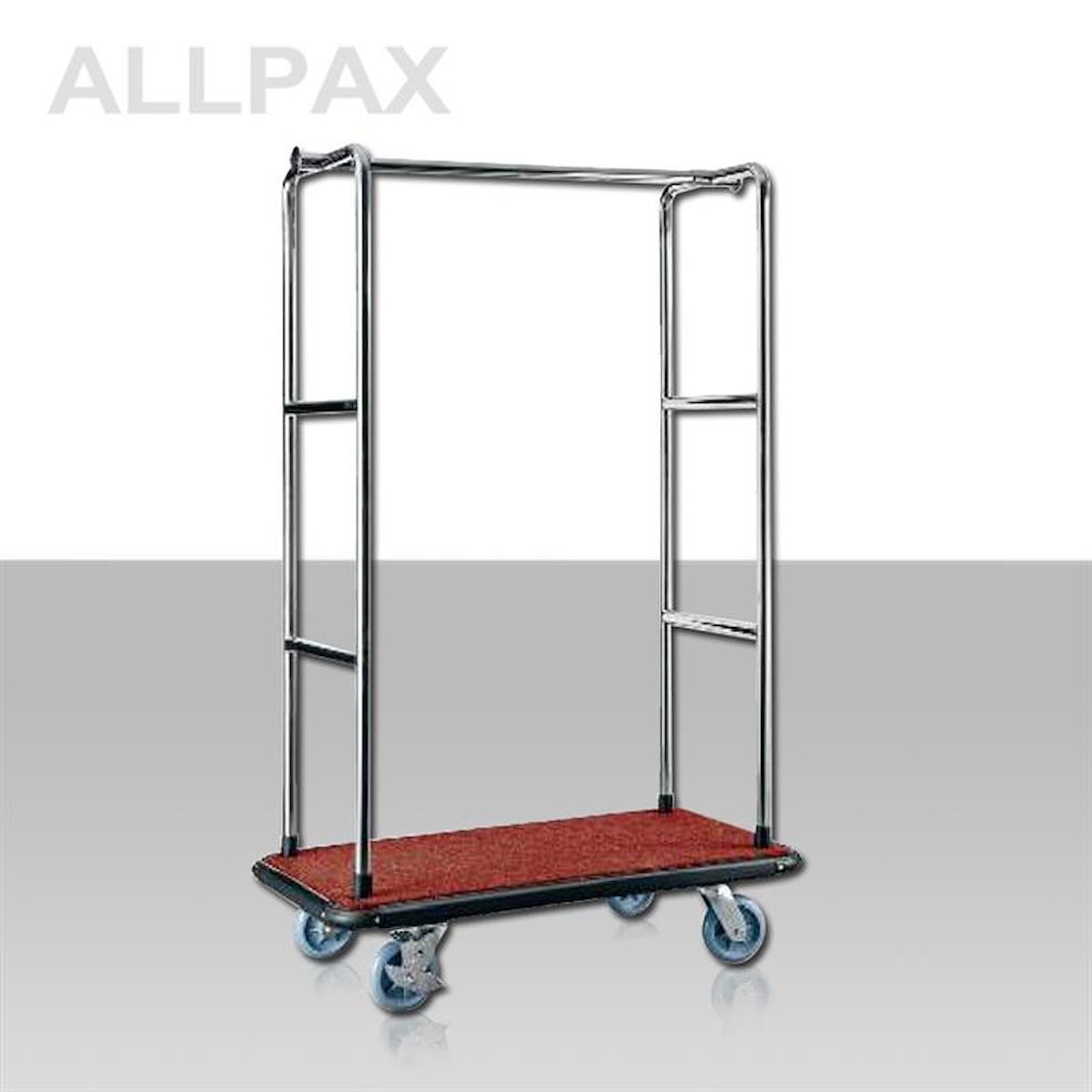 Gepäck-Transportwagen in rot