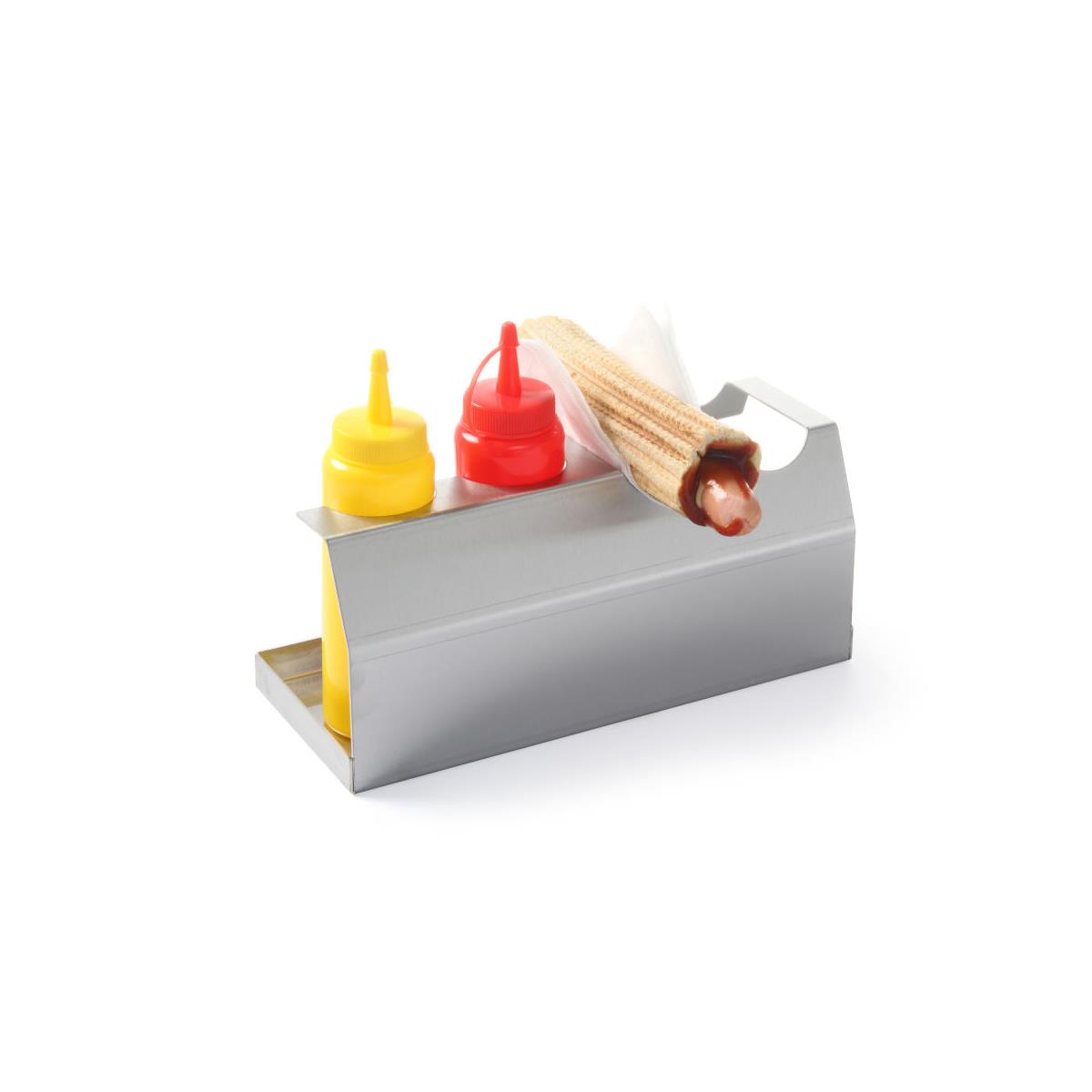 Hotdog Halter Edelstahl