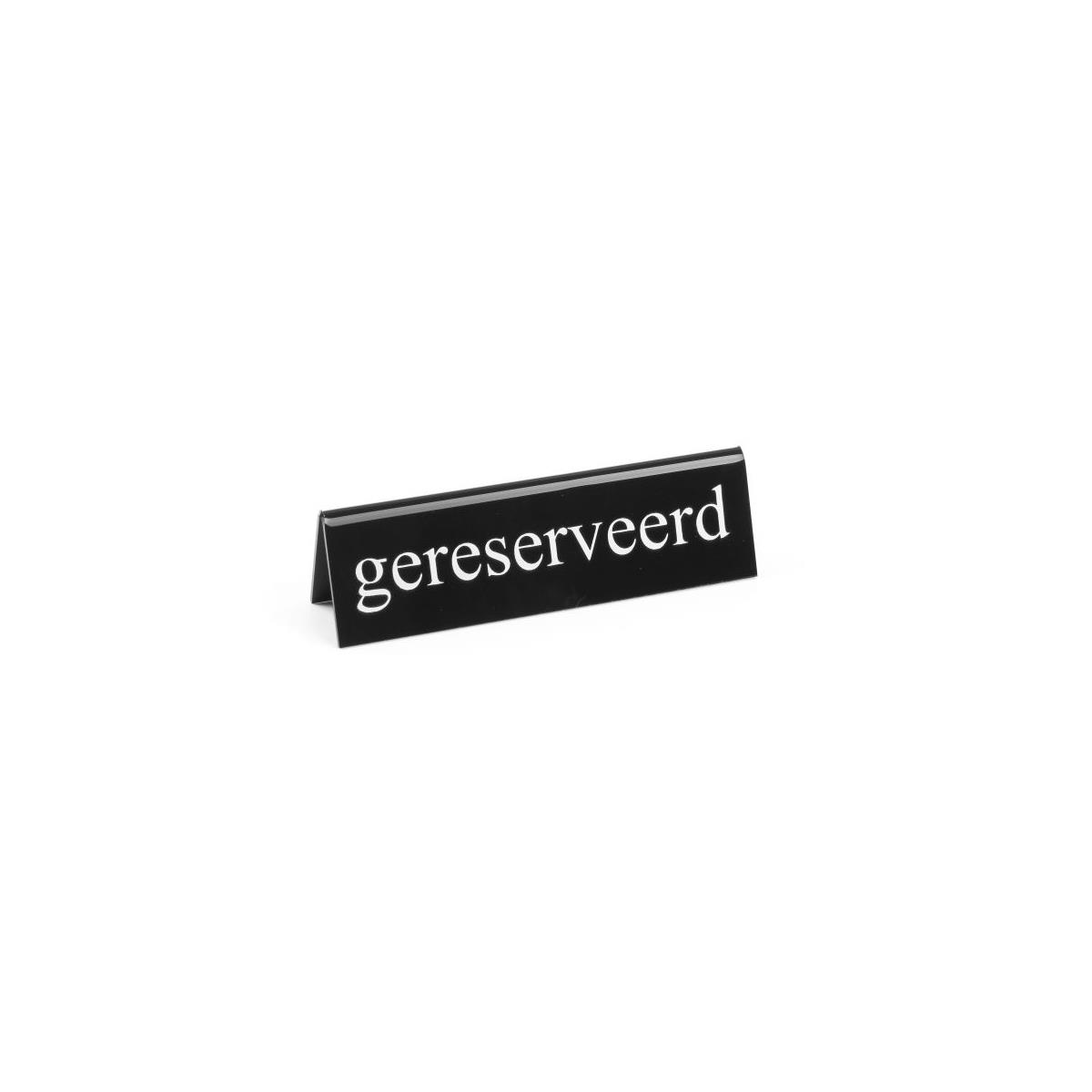 Tischschild réservé
