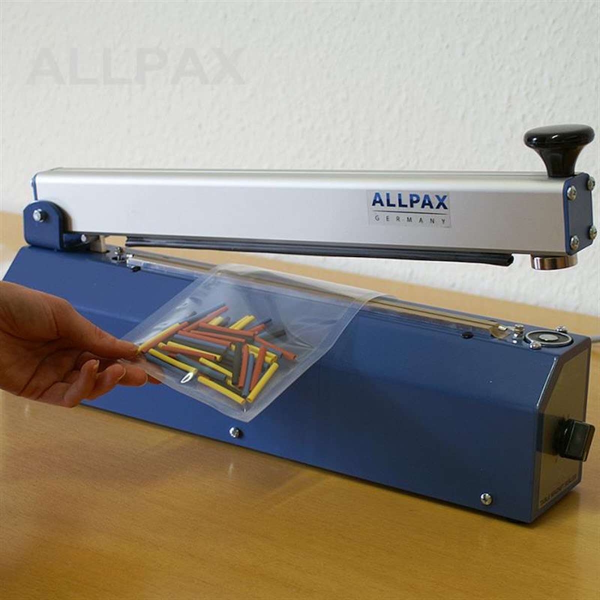 Musterverpackung beim Schweißvorgang