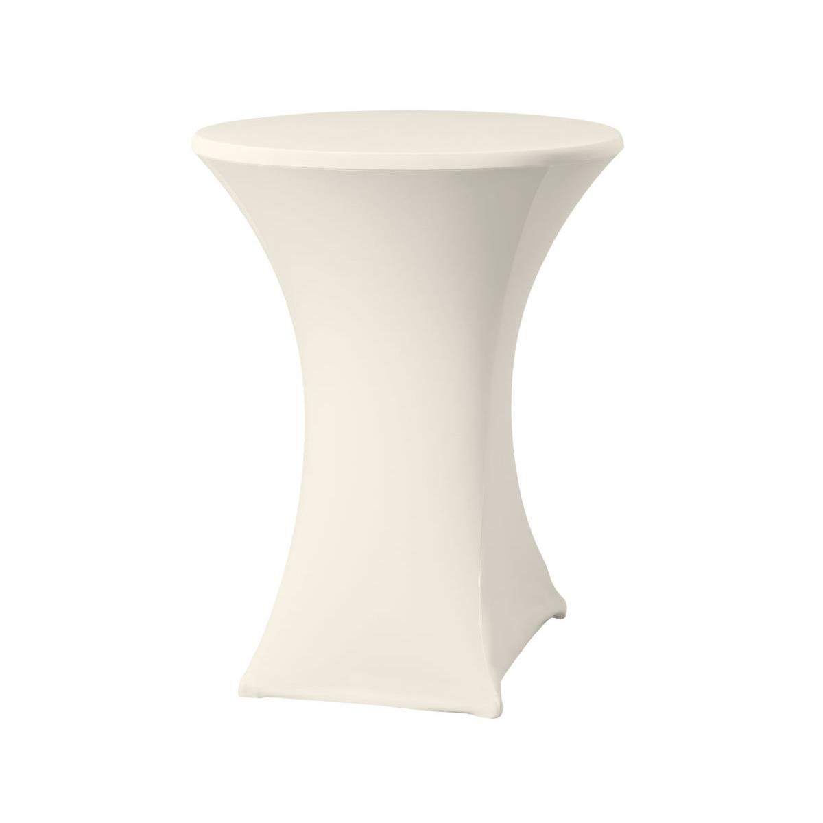 Stehtischhusse creme, Ø 85 cm