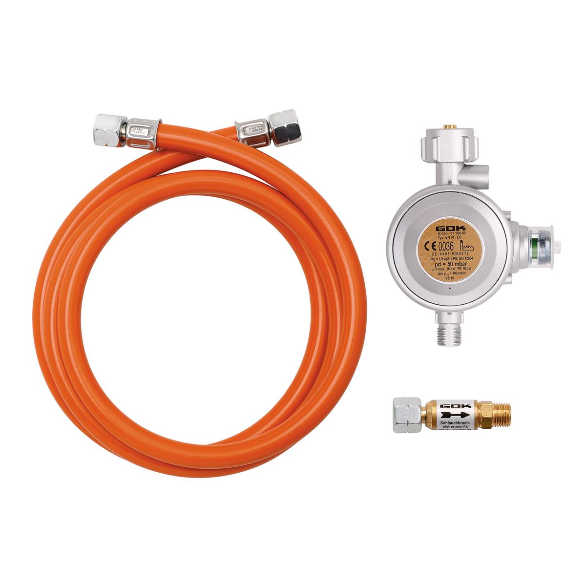 Gas-Anschluss-Set,nur Außenbereich