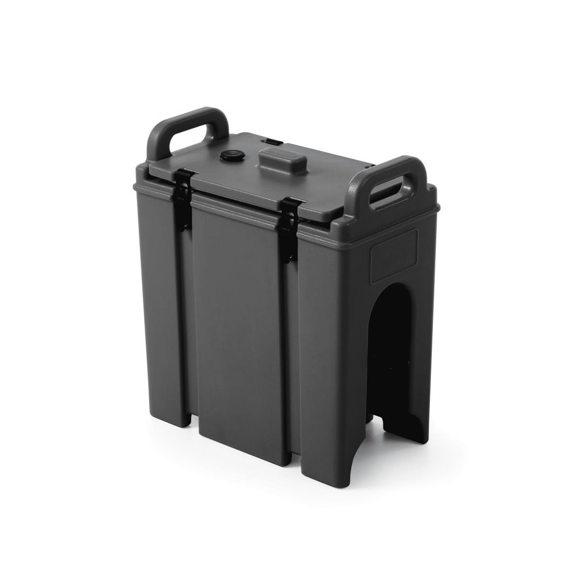 HENDI Thermo Getränkebehälter mit Ablasshahn 9,4 Liter aus PET 23 x 42 x 47 cm Transport Griffe