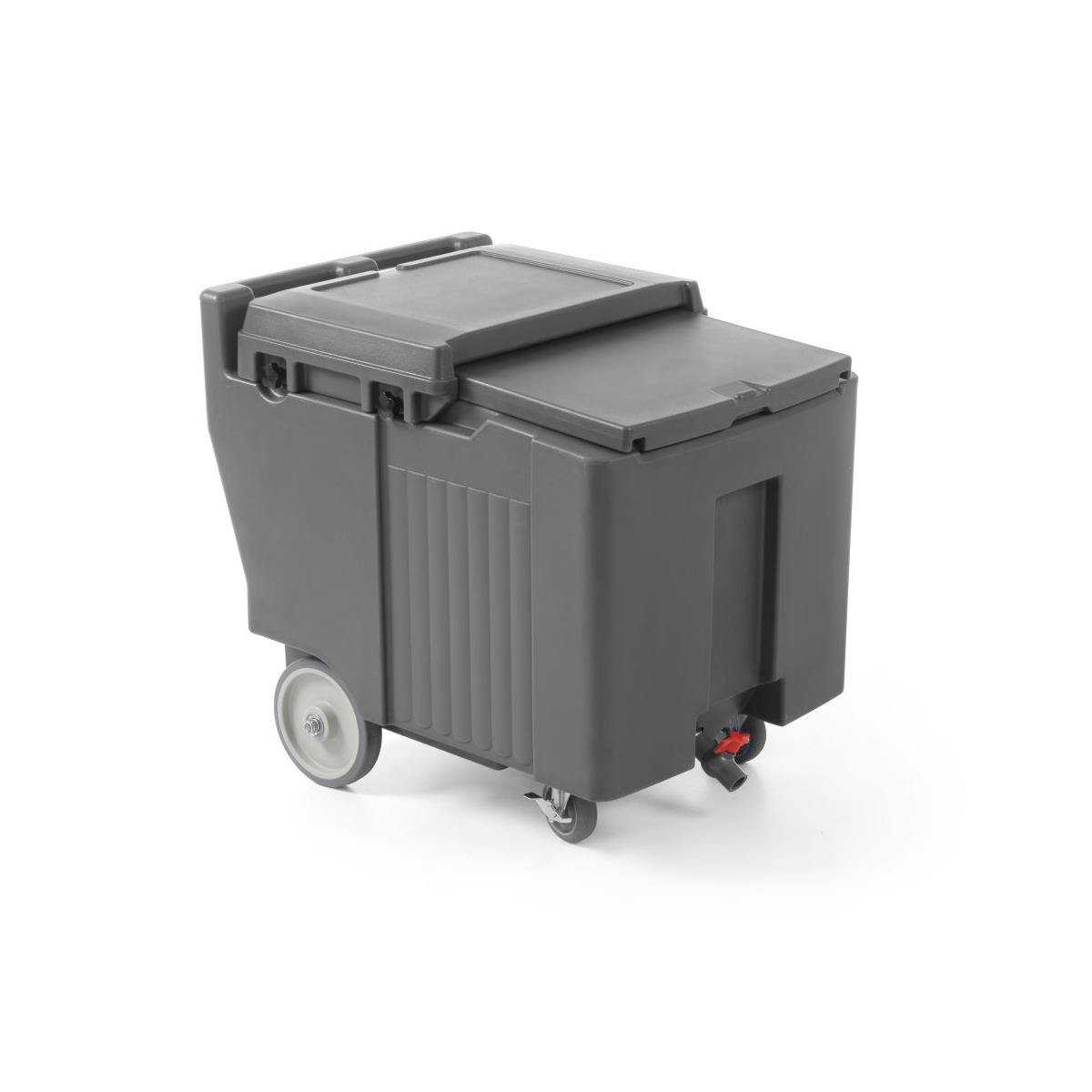 HENDI Eisbehälter Thermo 110 Liter 58,5 x 80 x 74,5 cm Polyethylen LDPE zum Transport für mobile Bars für Eiswürfel und Crush Eis Gastro