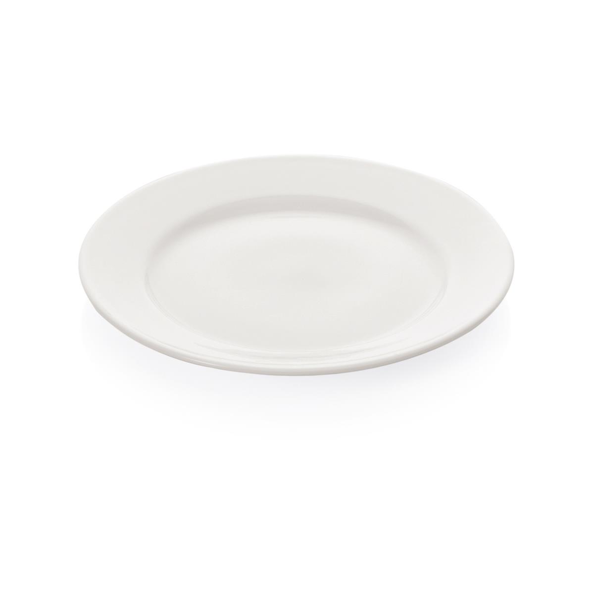 Flacher Teller Opalglas