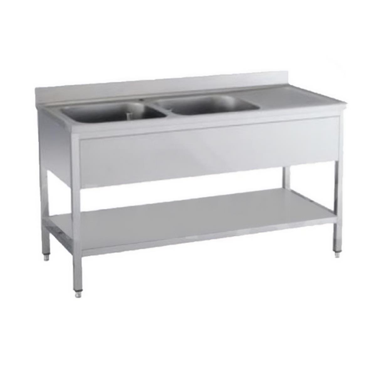 Spültisch, 2 Becken