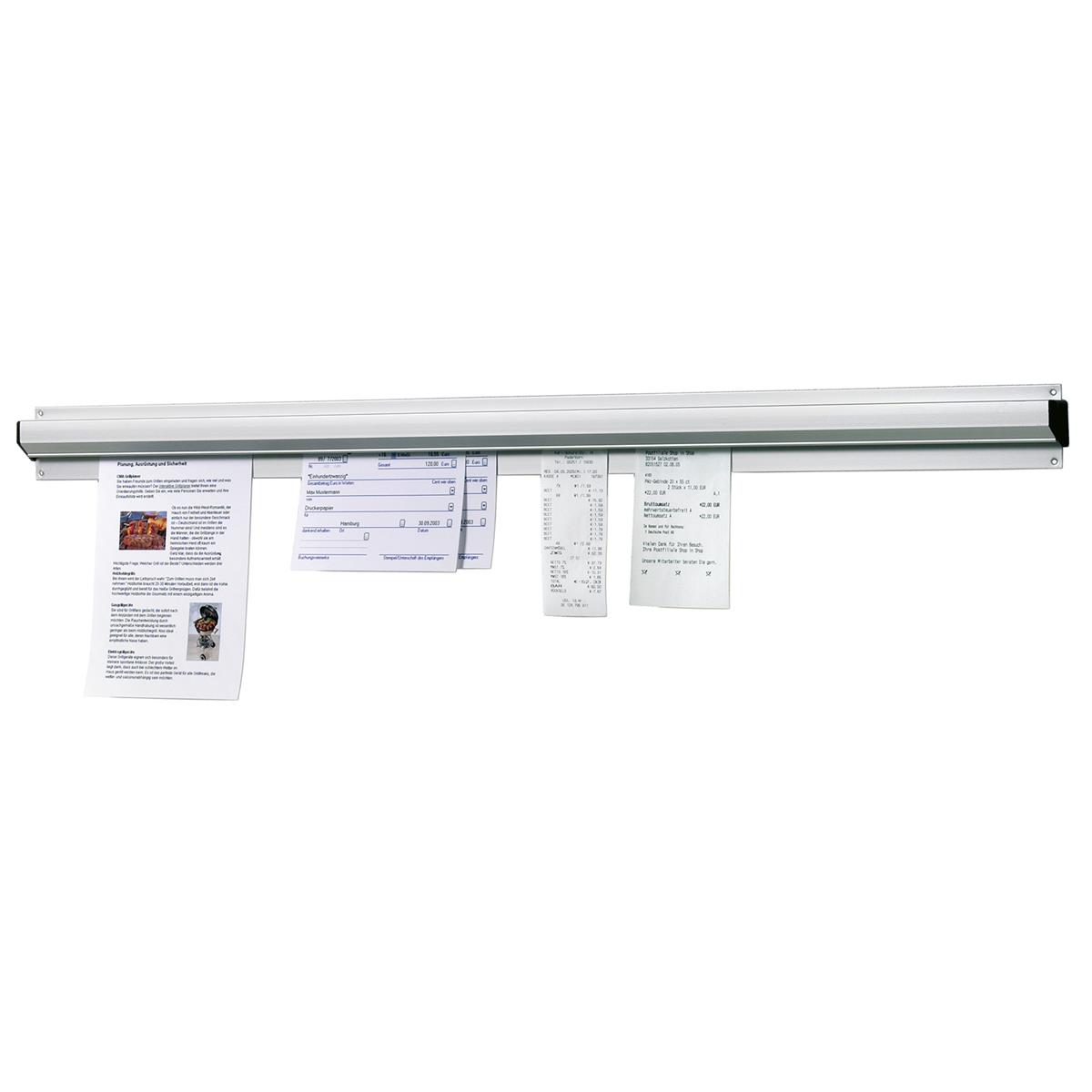 Zettelhalter 610mm, Alu