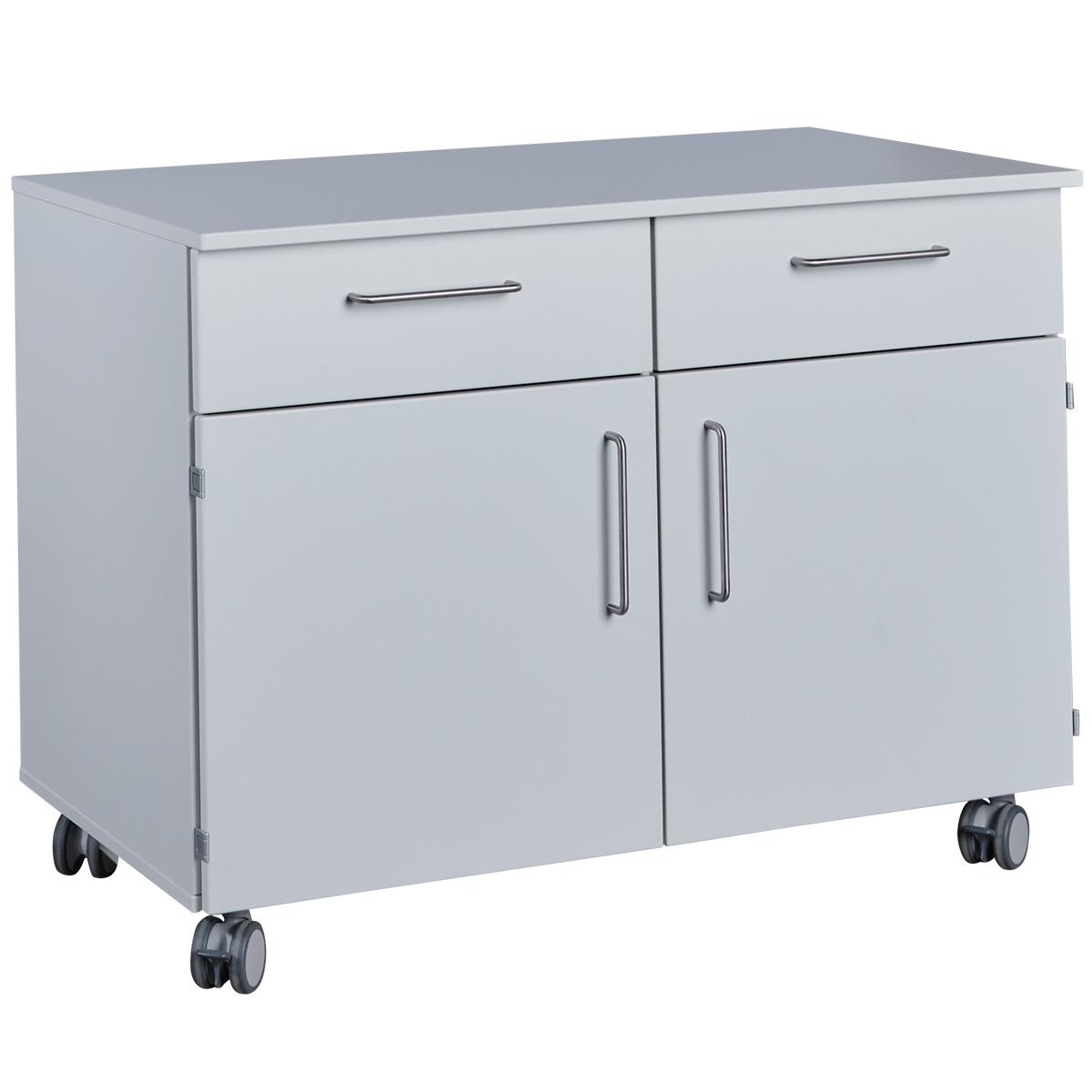 Großansicht der Bildergalerie Labor Unterschrank rollbar, 2 Schubladen, 83,6 cm breit