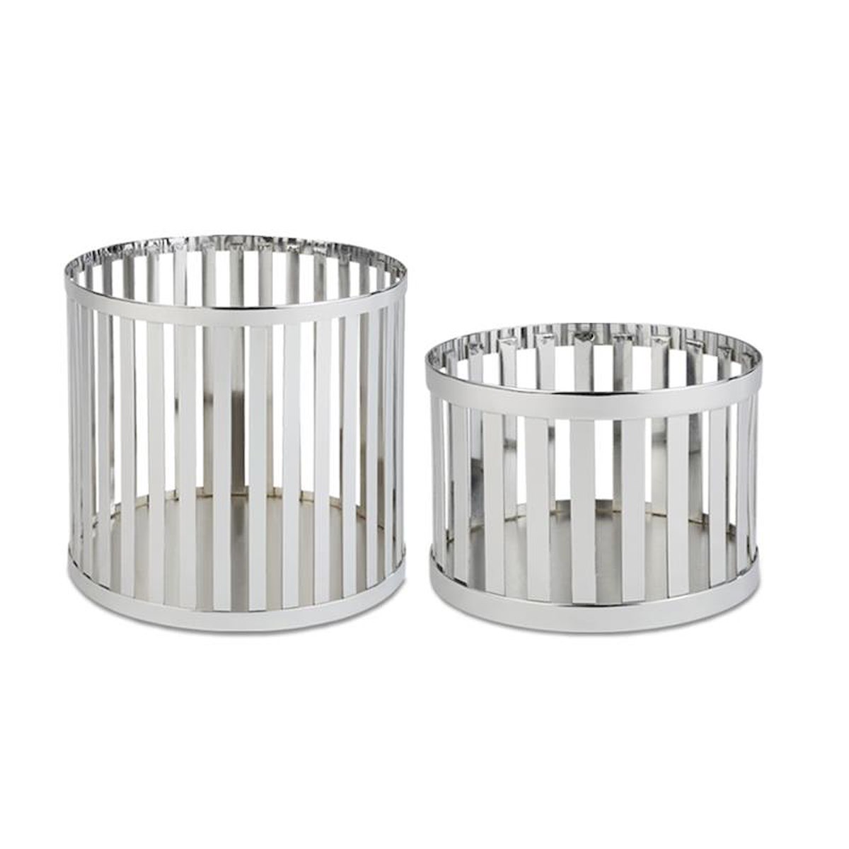 Korb/Ständer aus Metall, chrome