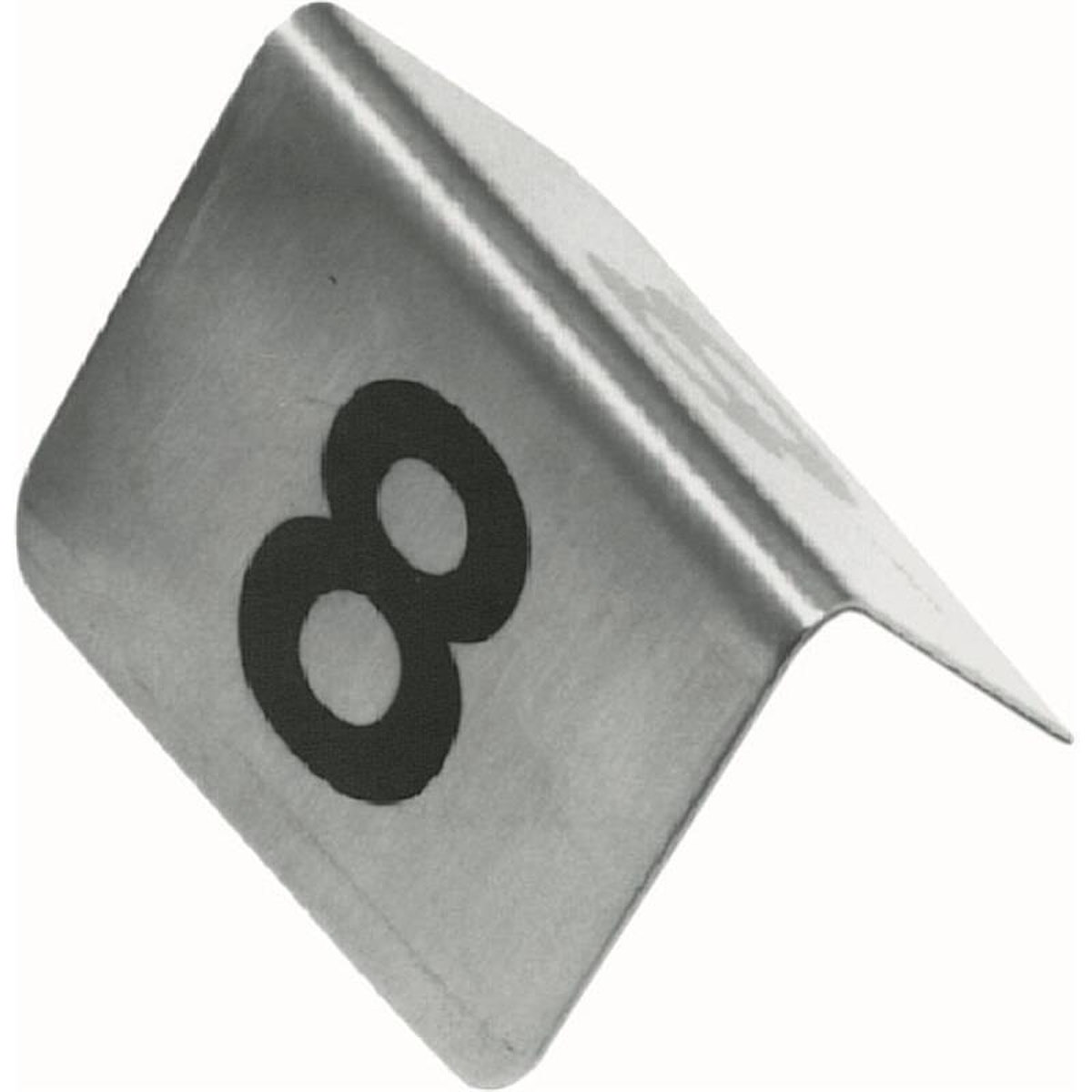 Satz Tischnummernschilder 10er, 1-72